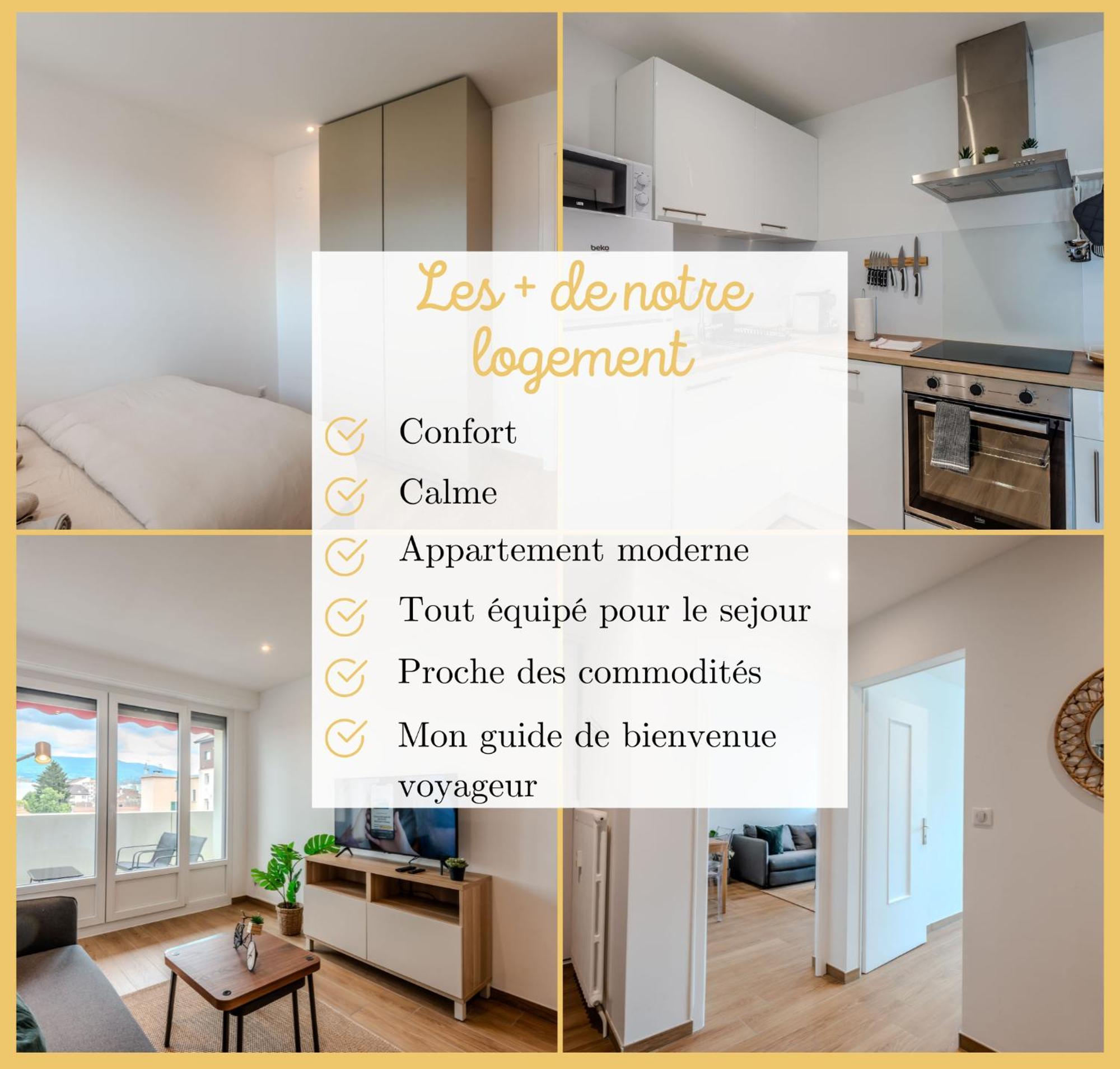 Ferienwohnung Chez Gwen I T3 I Gaillard Exterior foto